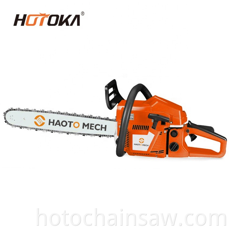 New model 58cc gasoline petrol German technology wood cutting machine chainsaw